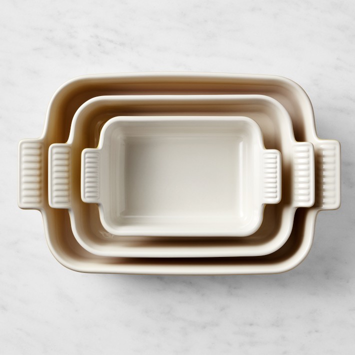 LE CREUSET 3個セット Le Creuset Heritage Open Rectangular Dishes, Set of 3 | Williams