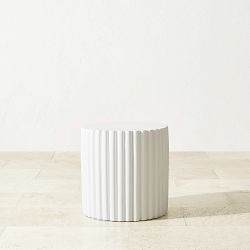 Tropea Fluted Accent Table (18&quot;)