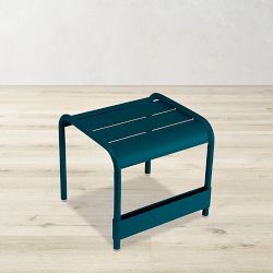 Fermob Luxembourg Outdoor Side Table, Aluminum, Acapulco Blue