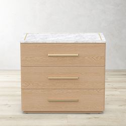 Angelo 3-Drawer Power Nightstand (34")