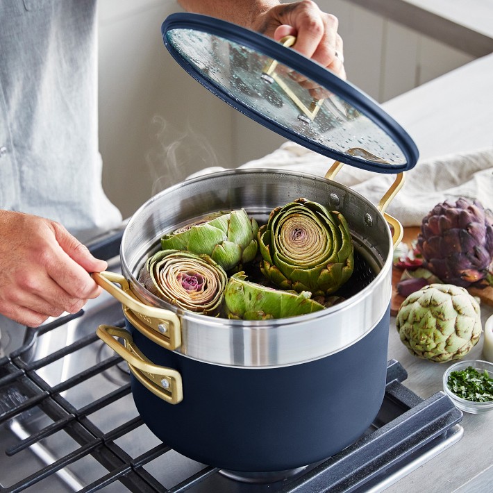 GreenPan Stanley Tucci 11-Piece Ceramic Nonstick Set | Williams Sonoma