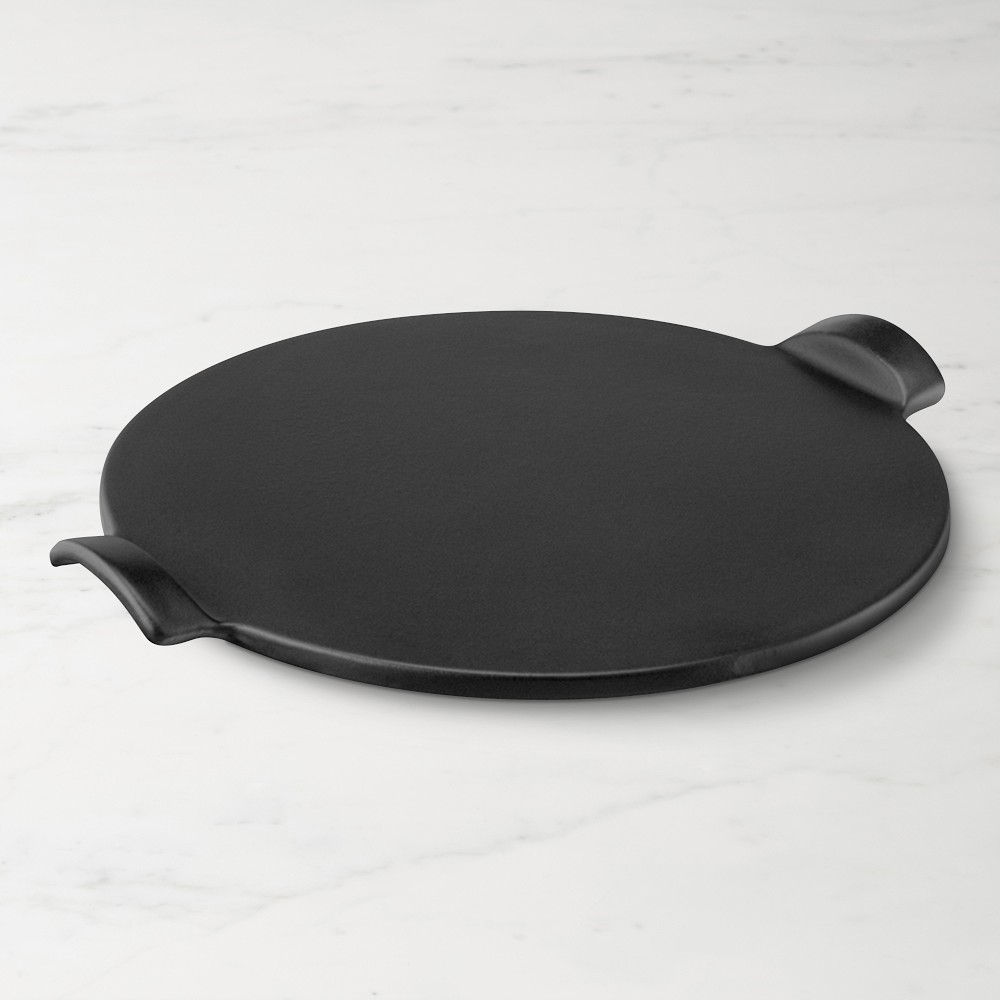 Emile Henry French Ceramic Pizza Stone - 14", Black