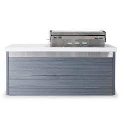 Mont Alpi 6-Burner Artwood Gas Grill Island