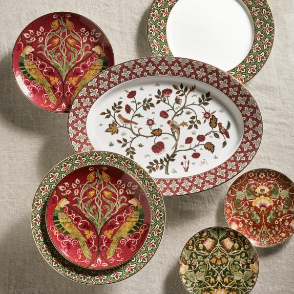 Morris & Co. x Williams Sonoma Essex Dinnerware Collection