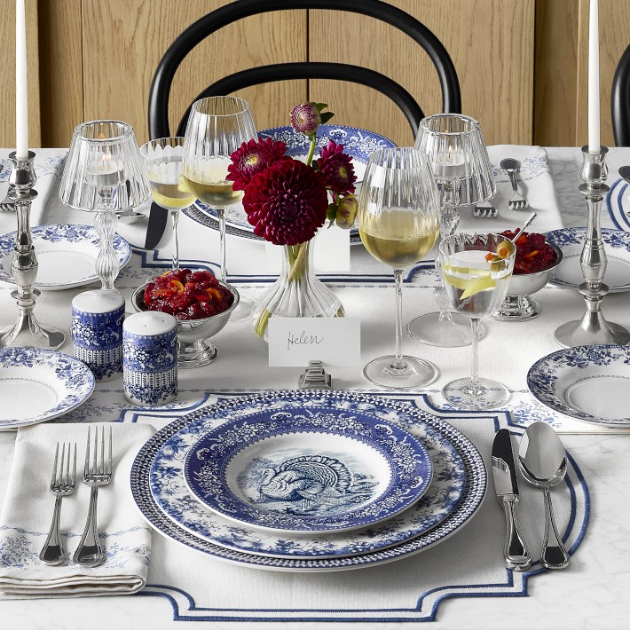 食器 nureman-0131 English Floral Turkey Salad Plates | Williams Sonoma