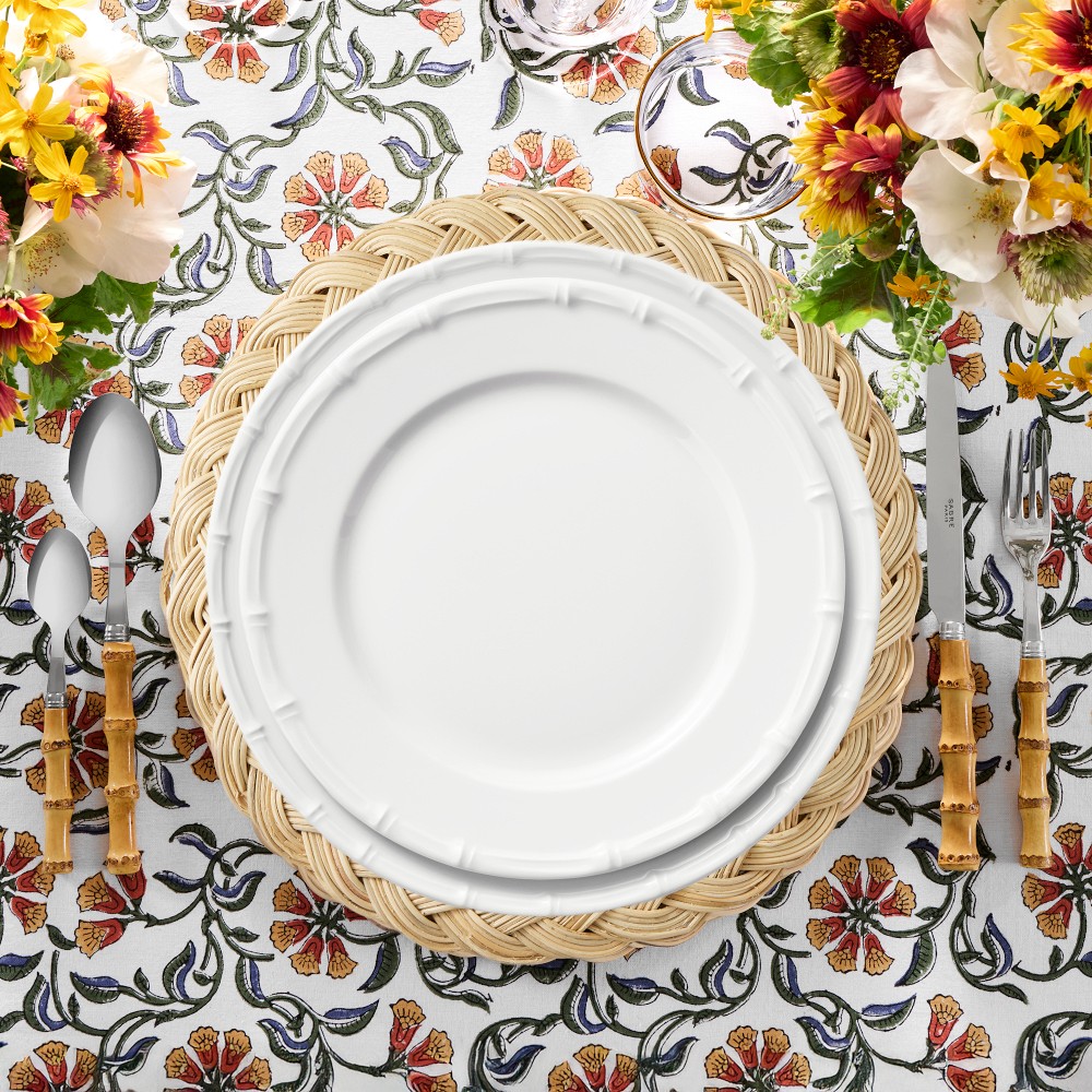 Pillivuyt Bamboo Porcelain Salad Plates