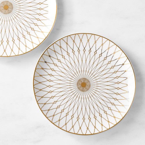 Regency Gold Salad Plates, Set of 4