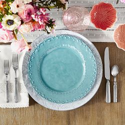 Bordallo Pinheiro Flora Dinner Plates, Set of 4