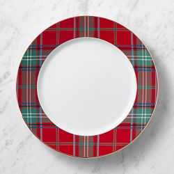 Red Tartan 16-Piece Dinnerware Set
