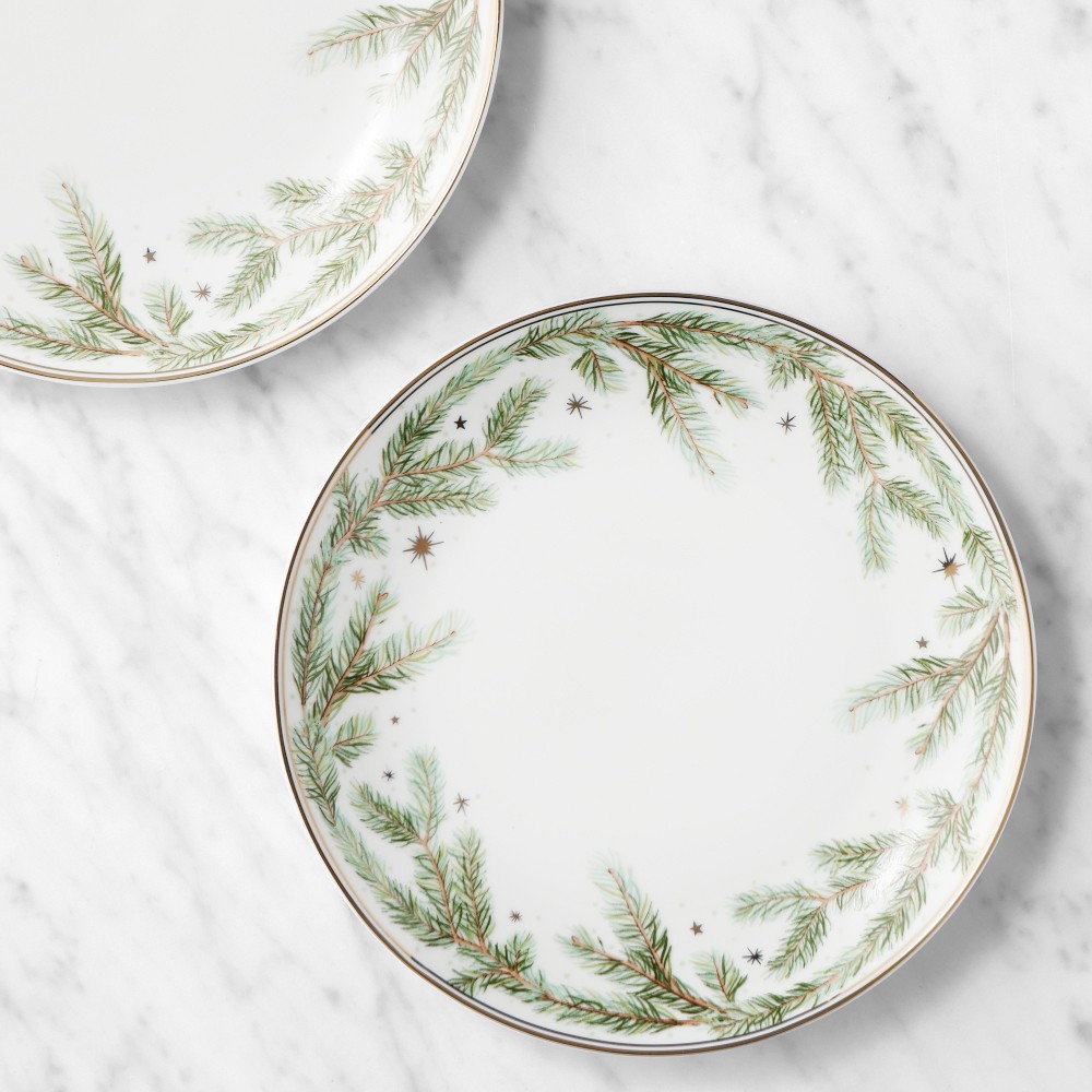 Jeff Leatham Holiday Salad Plates - Set of 4