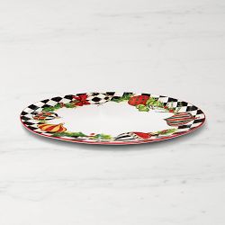 Mackenzie Childs Deck The Halls Serving Platter