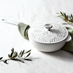 Le Creuset Olive Branch Enameled Cast Iron Saucier, 2 1/4-Qt.