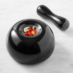 Williams Sonoma Black Granite Mortar &amp; Pestle