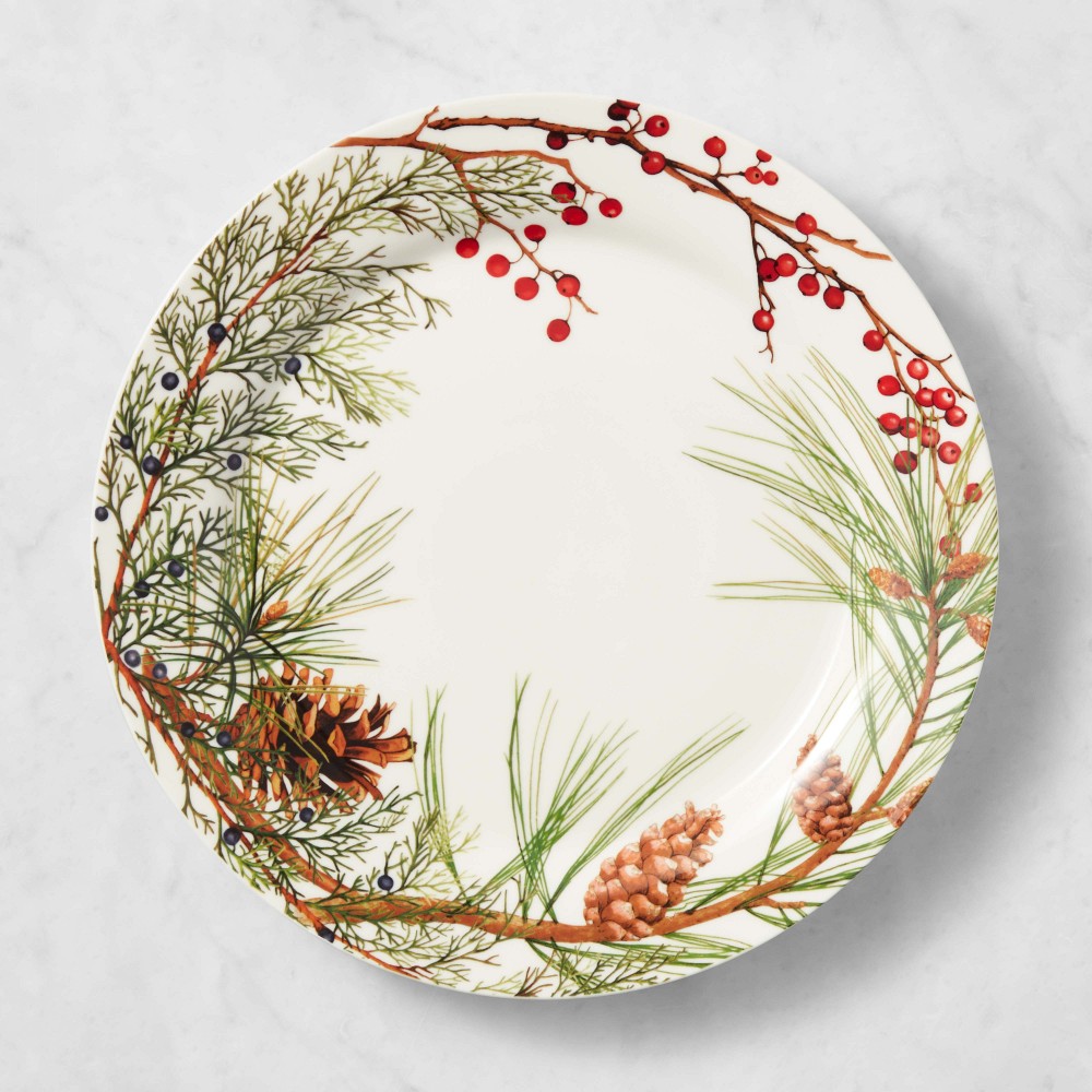 Woodland Berry Dinner Plates - Set of 4, Winterberries