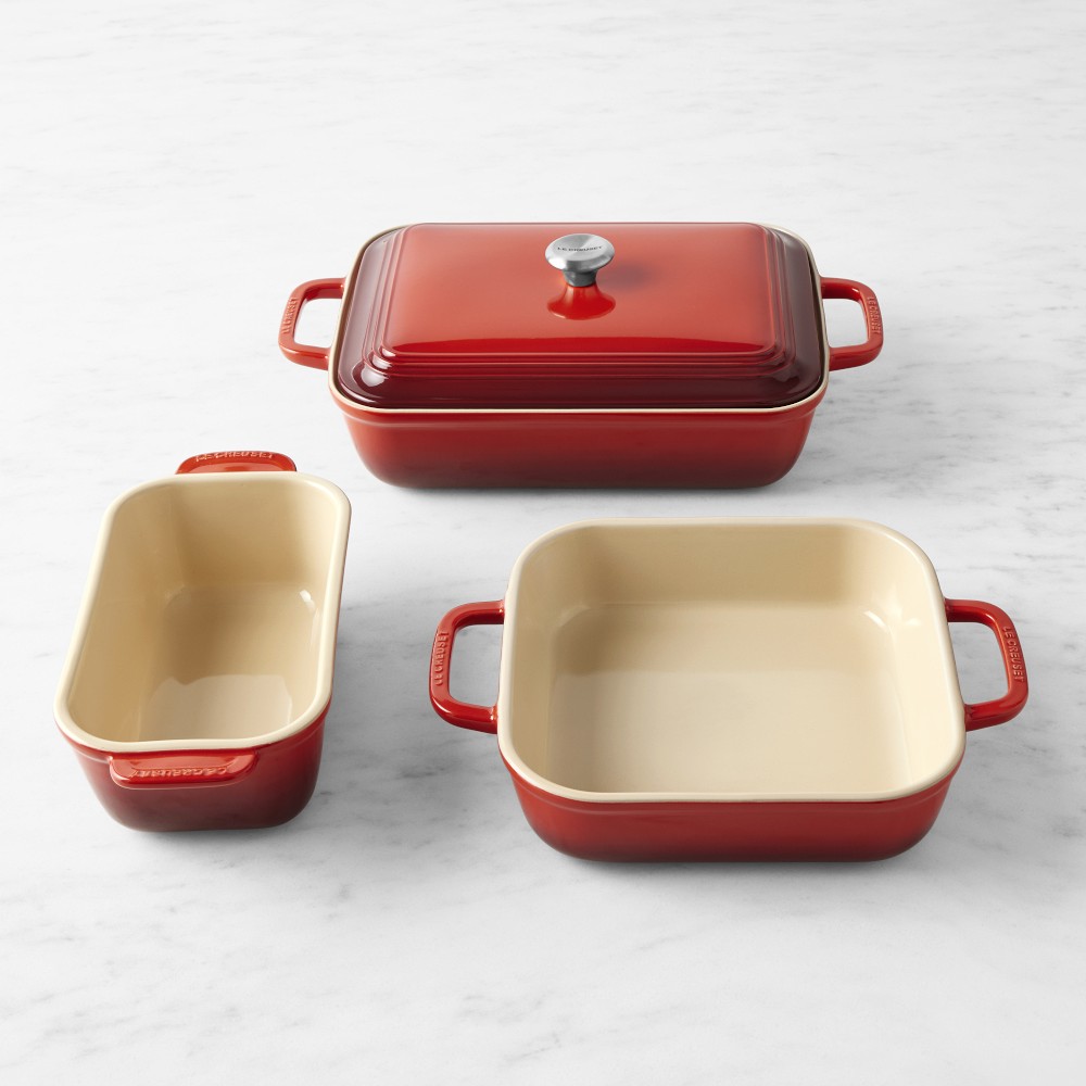 Le Creuset San Francisco Stoneware Bakeware Set, Set of 4 - Set of 4