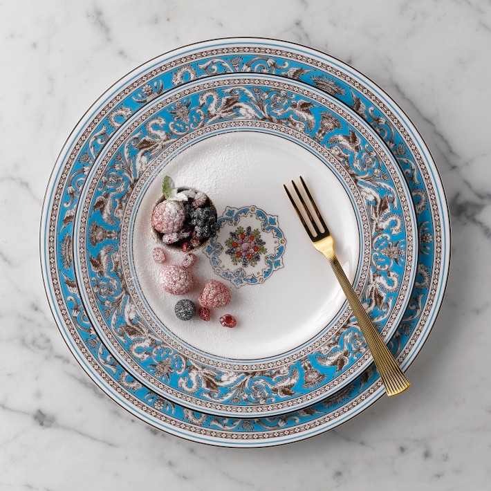 Florentine Turquoise Salad Plate | Williams Sonoma