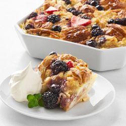 Croissant Bread Pudding, Serves 8-10