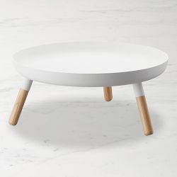 Yamazaki Home Countertop Pedestal Tray, White