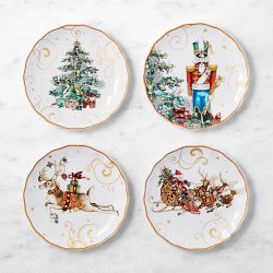 Twas the Night Before Christmas Appetizer Plates, Mixed