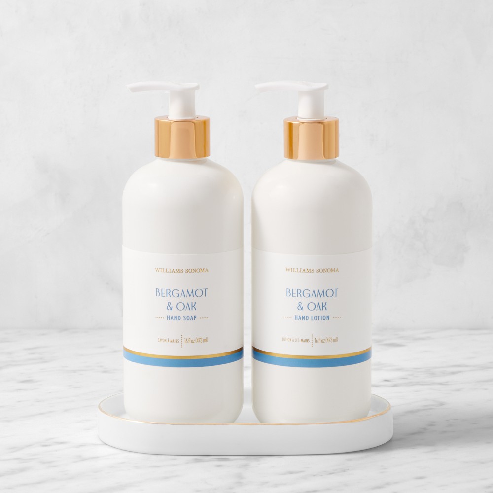 Home Fragrance Bergamot & Oak Hand Soap, Lotion 3-Piece Set
