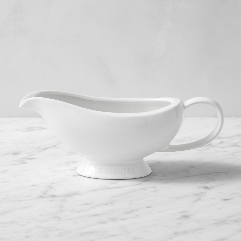 Le Creuset Heritage Gravy Boat - White