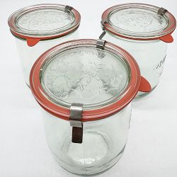 OPEN BOX: Weck Tulip Jar, Set of 6, 35.9 Oz.