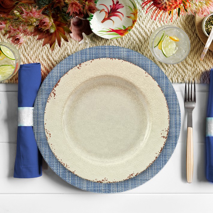 Rustic® Outdoor Melamine Dinner Plates Williams Sonoma