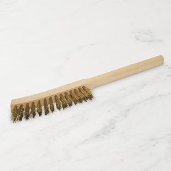 Redecker Brass Wire Brush with Wood Handle