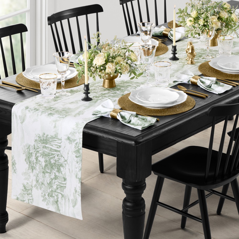 Toile Table Runner