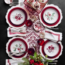 AERIN x Williams Sonoma Alpine Mixed Salad Plates, Set of 4