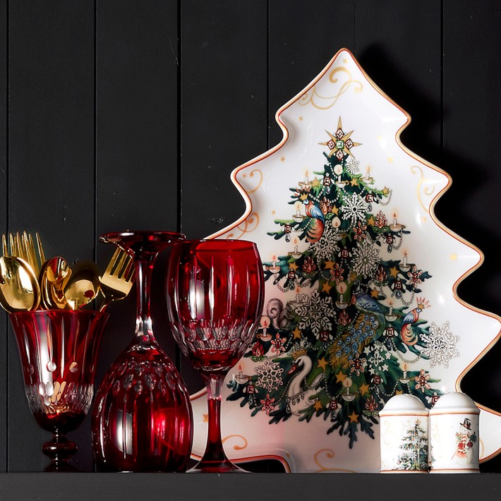 Twas the Night Figural Tree Serving Platter | Williams Sonoma