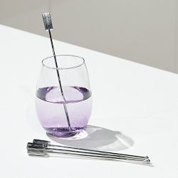 ANNA New York Striations Cocktail Stirrers, Set of 4