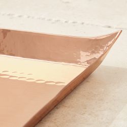 Copper Hammered Tray