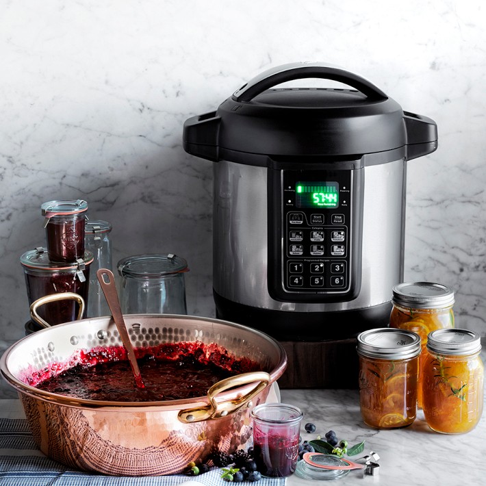 Mauviel Hammered Copper Jam Pan | Williams Sonoma