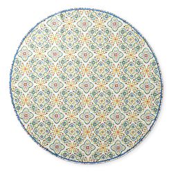 Palermo Sicily Oilcloth Outdoor Round Tablecloth