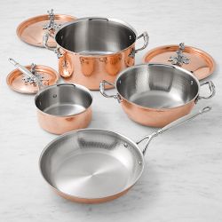 Ruffoni Opus Cupra Disney&#169; Hammered Copper 7-Piece Cookware Set