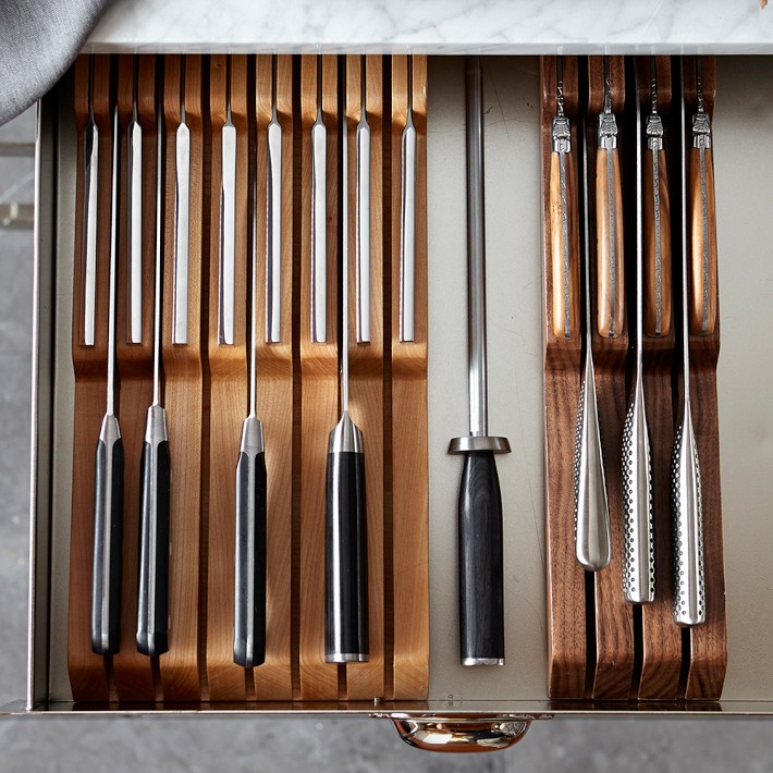 Williams Sonoma 15-Slot In-Drawer Knife Organizer | Williams Sonoma