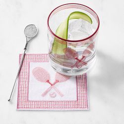 Clubhouse Tennis Stirring Sticks, Set of 4