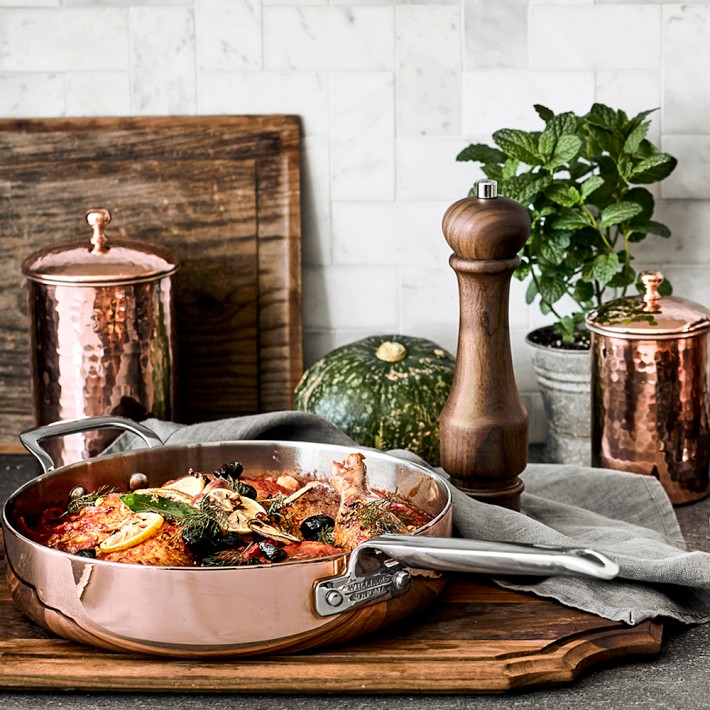 Hammered Copper Canisters | Williams Sonoma