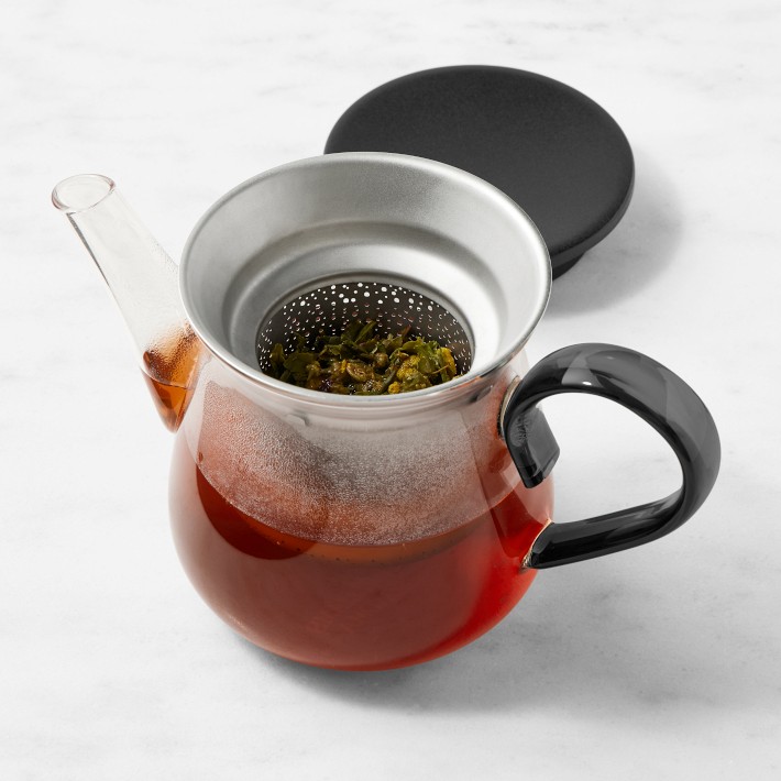 Tea Infuser Pot Glass 18.5oz | Williams Sonoma