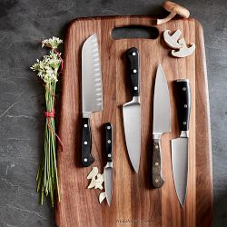 Williams Sonoma Walnut Handled Prep Cutting Board