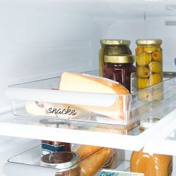 Madesmart Shallow Refrigerator Bin, 8&quot; Wide