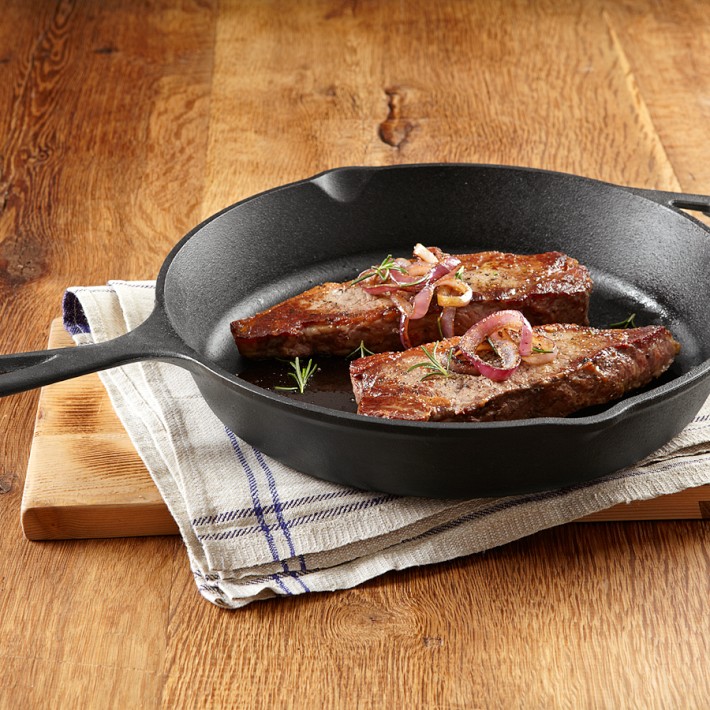 Lodge Cast-Iron Round Frying Pan Williams Sonoma