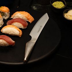 Global 40th Anniversary Kiritsuke Knife, 6"