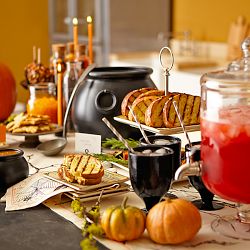 Black Cauldron Serving Bowl