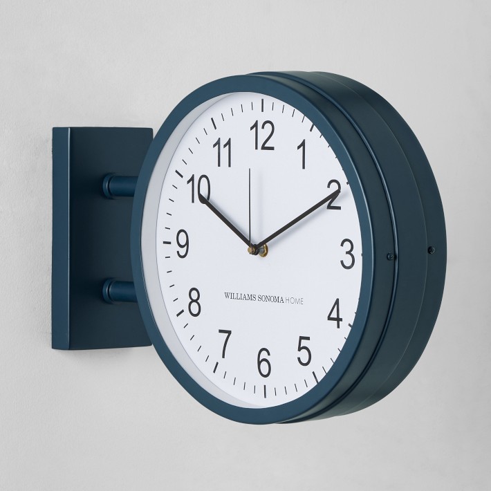 ※maco8※DOUBLE FACE WALL CLOCK Amazon.com: Two-Faced Wall Clock for Indoor and Outdoor