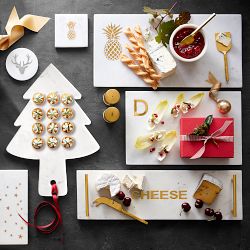 Marble &amp; Brass Monogram Board