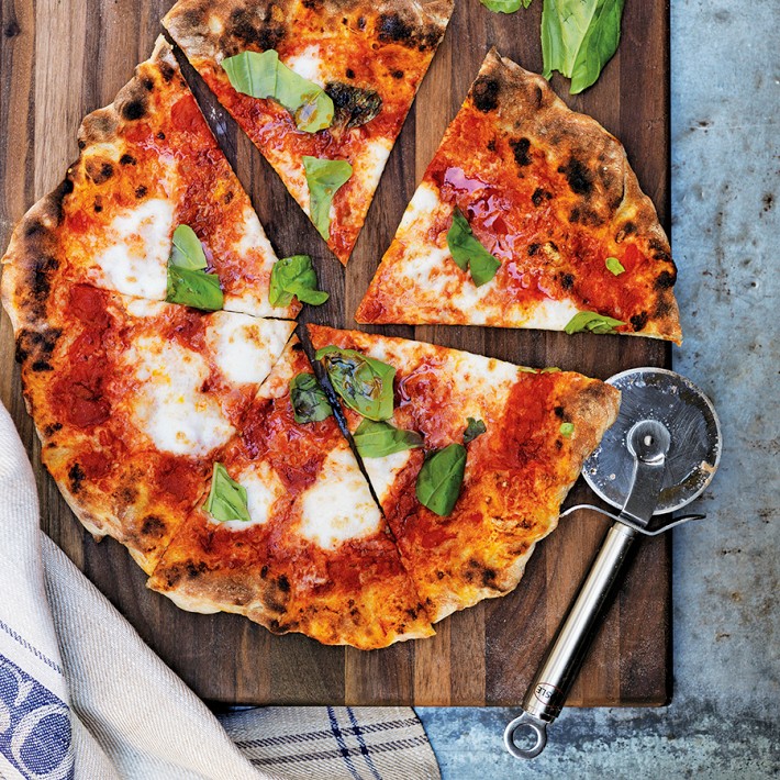 Pizza Stone Round Off-White - 33cm - Trade Depot