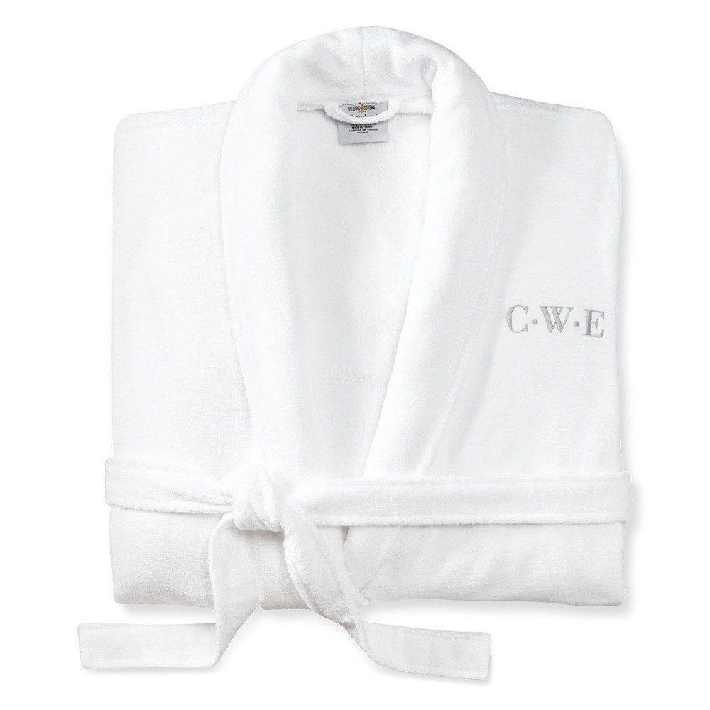 Chambers® Hydrocotton Robe, White - Small, White