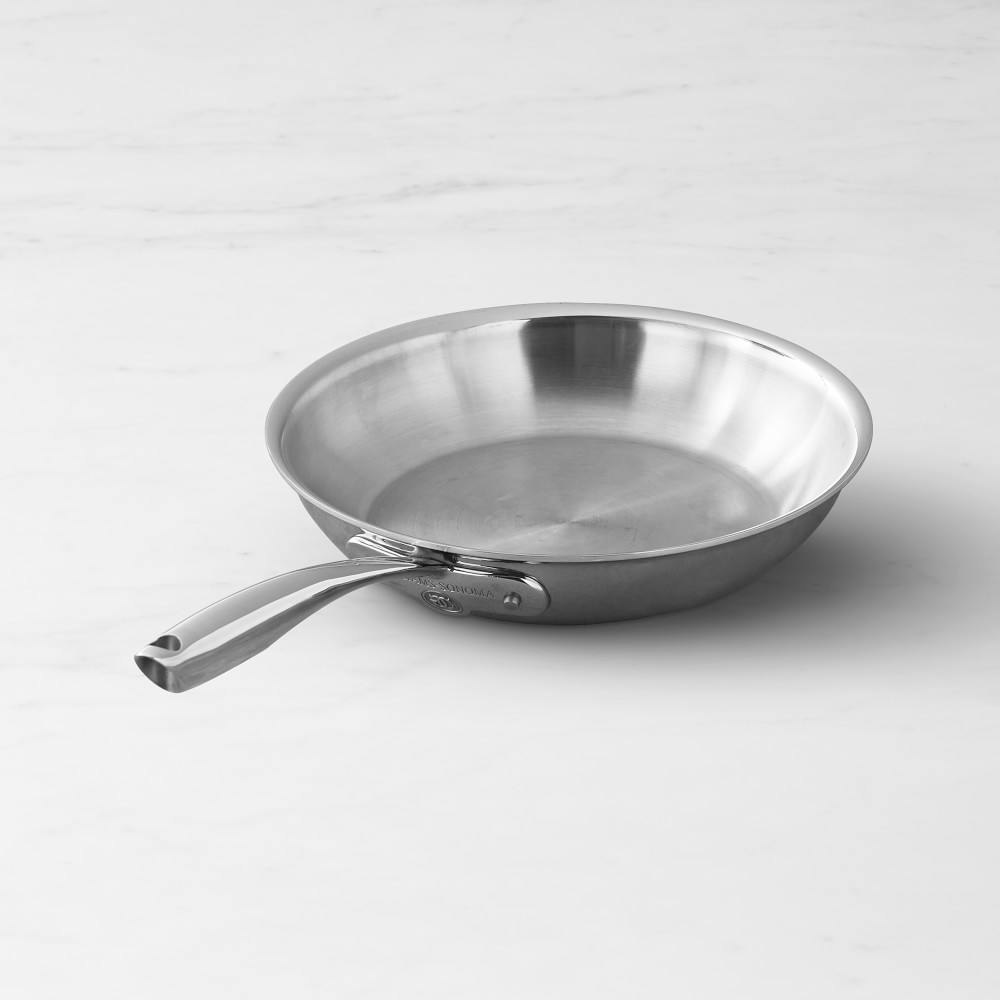 Williams Sonoma Signature Thermo-Clad™ Stainless-Steel Fry Pans - 10”